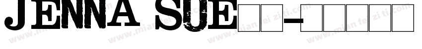 Jenna Sue字体字体转换